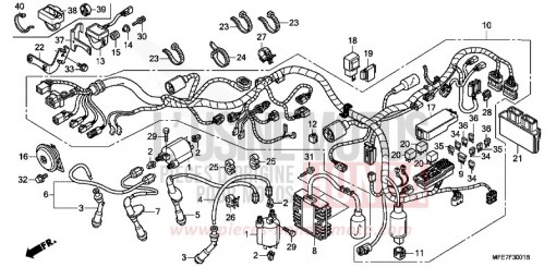WIRE HARNESS (VT750C2S) VT750C2SA de 2010